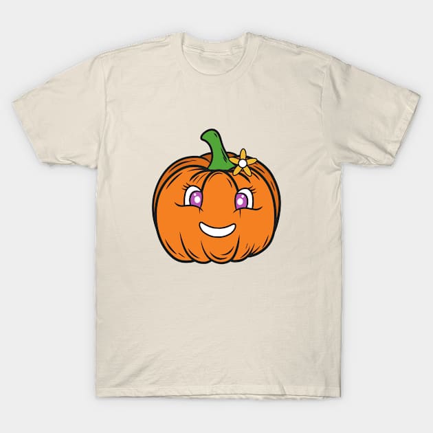 Lady pumpkin T-Shirt by Applesix